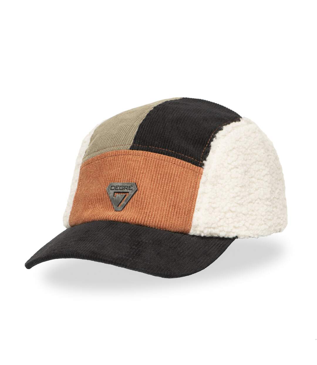 Casquette 5 panels Velours et Sherpa Corduroy Degre 7-3