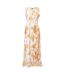 Womens/ladies Elko Keyhole Maxi Dress Ballet Pink French Connection-2