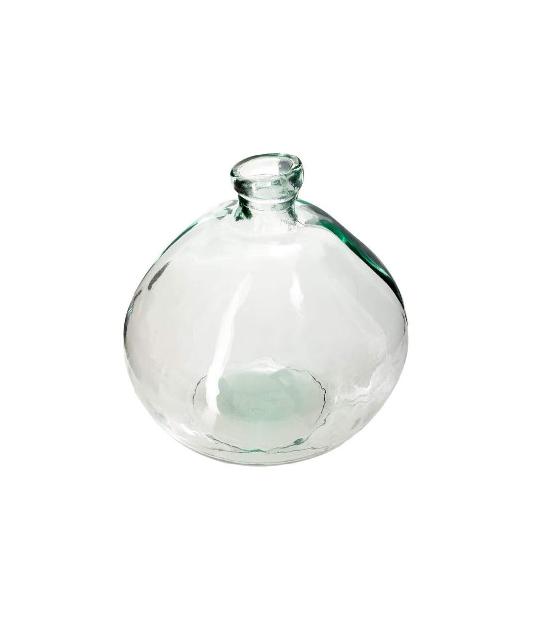 Vase Rond en Verre Recyclé Ballon 22cm Transparent-1