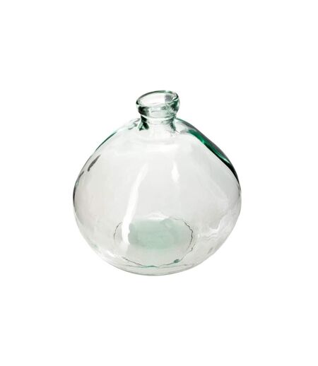 Vase Rond en Verre Recyclé Ballon 22cm Transparent