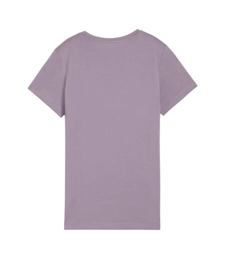 T-shirt Motif/style Brodé Essential Femme Violet Clair Puma