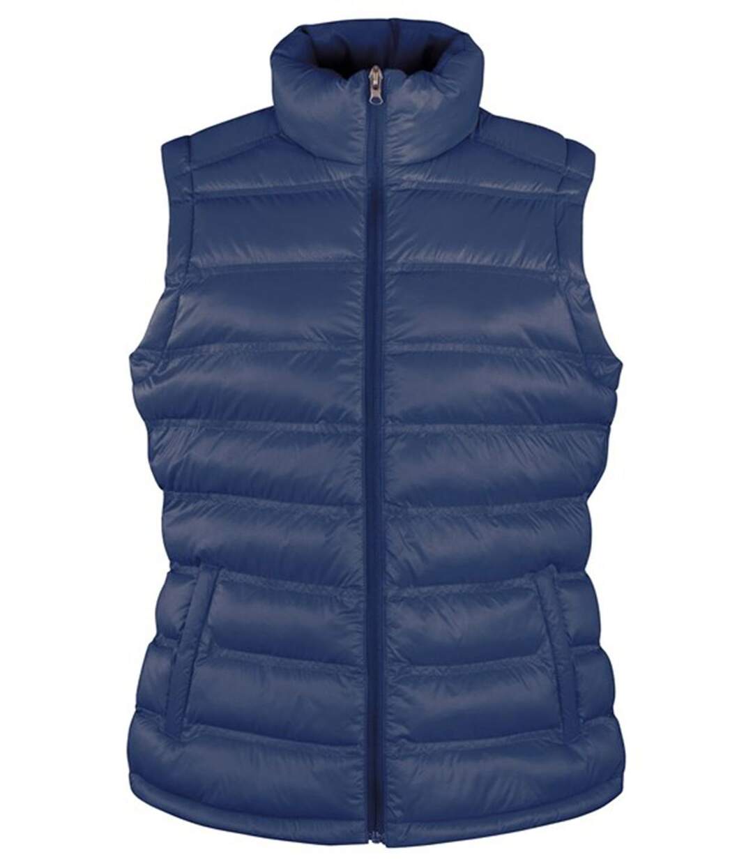 Doudoune anorak sans manches bodywarmer FEMME - R193F - bleu marine-2