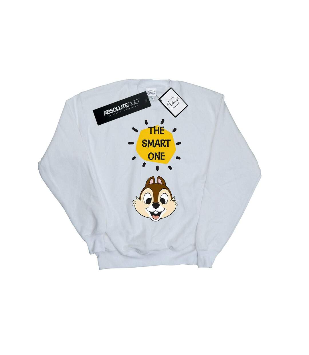Disney Chip N Dale The Smart One Sweatshirt - Femmes/Dames (Blanc) - UTBI27267-1
