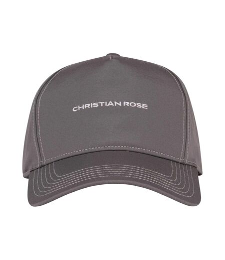 Casquette Trucker Adulte Blanc Gris Christian Rose