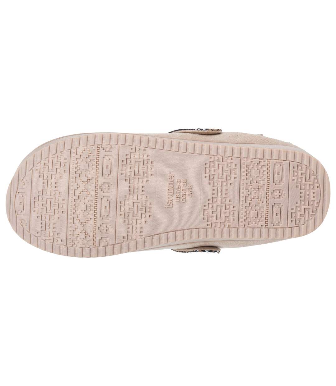 Isotoner Chaussons Mules femme suédine semelle plateforme-4
