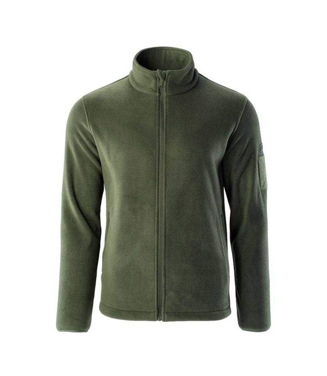 Mens Essential Fleece Jacket Green Magnum-1