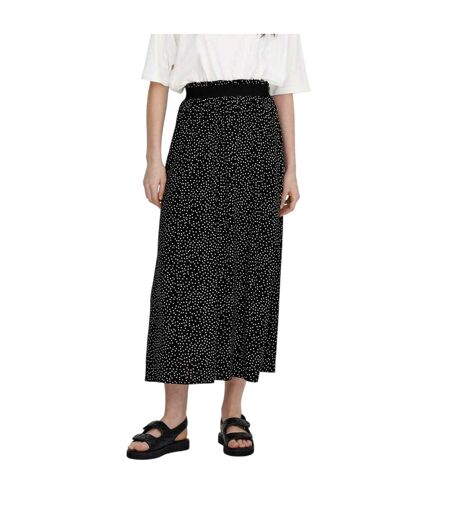 Jupe Longue Motif/style À Pois Femme Noir Only