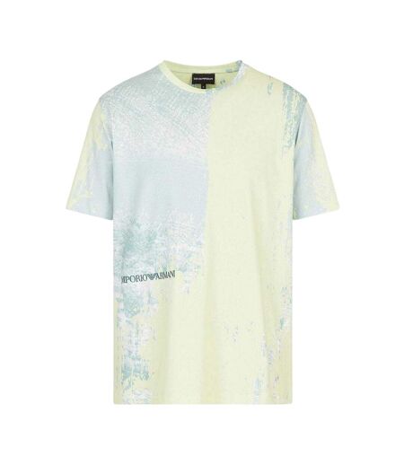Mens City Cotton All-over Print T-shirt Multicoloured Emporio Armani