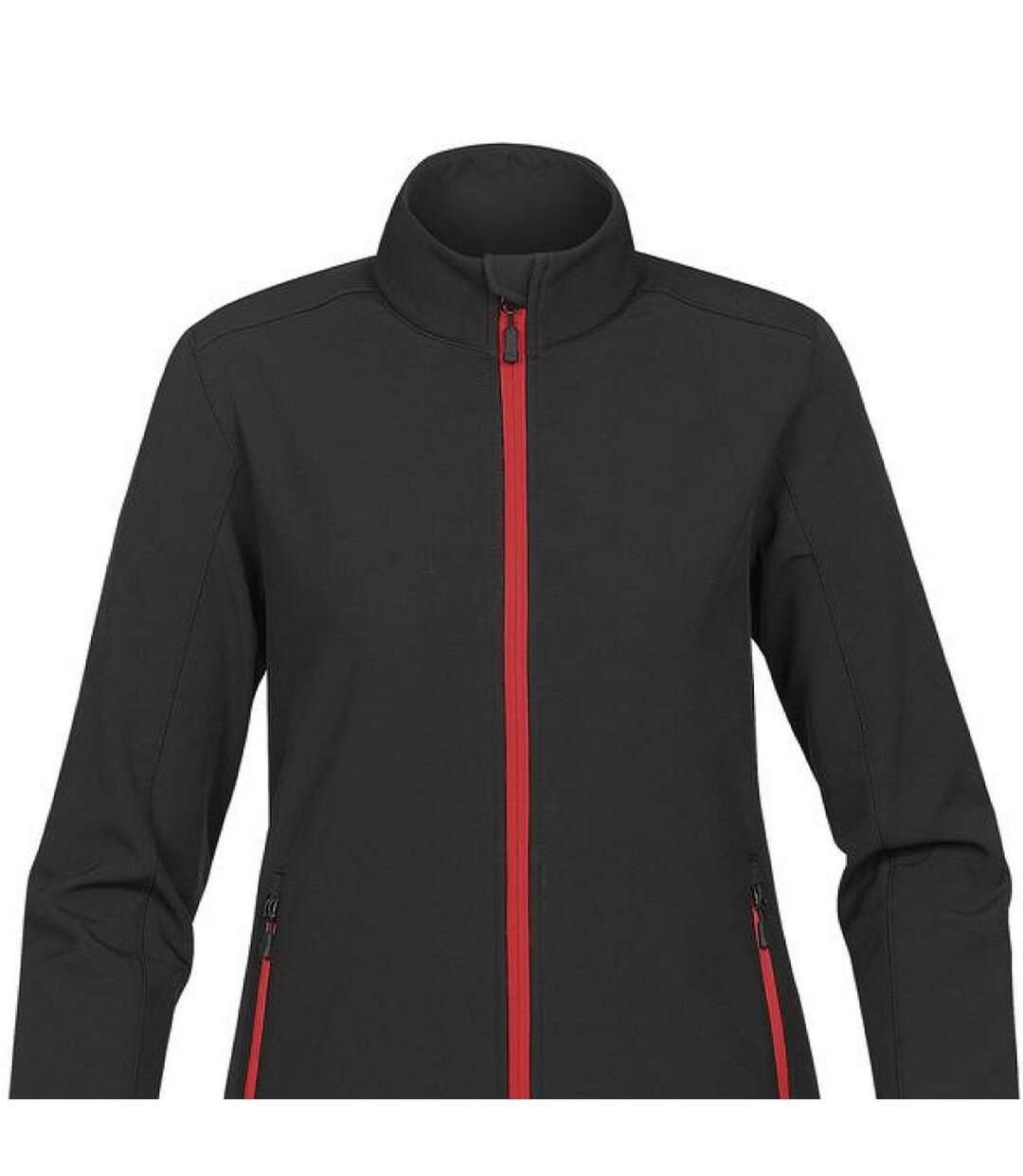 Veste Softshell Orbiter Femme Noir Rouge Vif Stormtech-2