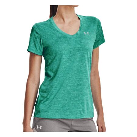 T-shirt de Sport Bleu Femme Under Armour Tech SSV Twist - L