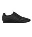 Mens Warrior Leather Slip-on Trainers Black Charcoal Slazenger-1