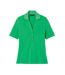 Polo vert femme lacoste slim fit mini pique-1