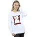Disney Sweatshirt Big Hero 6 Baymax Frame Support Womens/Ladies (Blanc) - UTBI11631-2