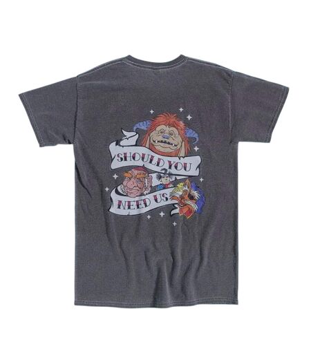 T-shirt Motif/style Tatouage Should You Need Us Adulte Noir Labyrinth