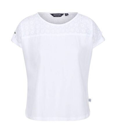 T-shirt jaida femme blanc Regatta