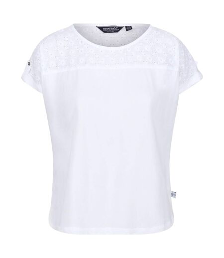 T-shirt jaida femme blanc Regatta