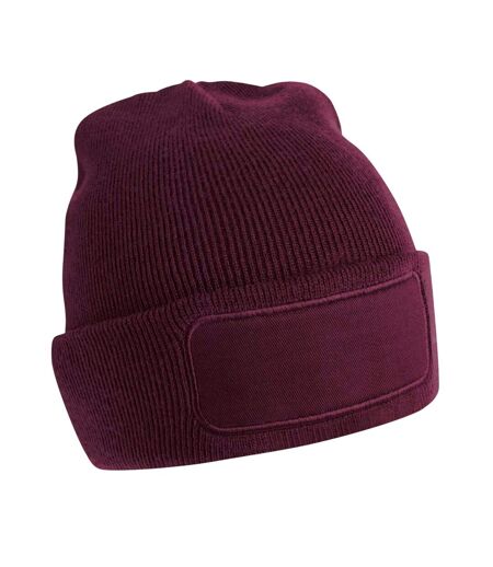 Bonnet Motif/style Uni Printers Bordeaux Beechfield