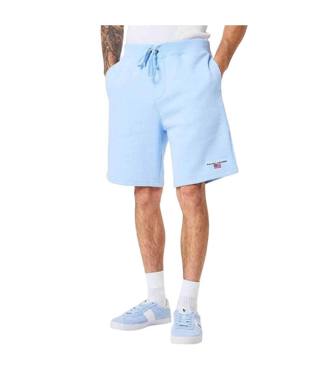 Short De Jogging Polo Homme Bleuet Ralph Lauren-4