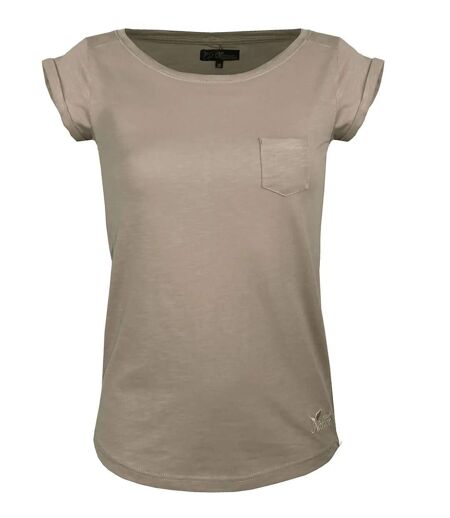 Tee - shirt col bateau 1 poche DOMY1