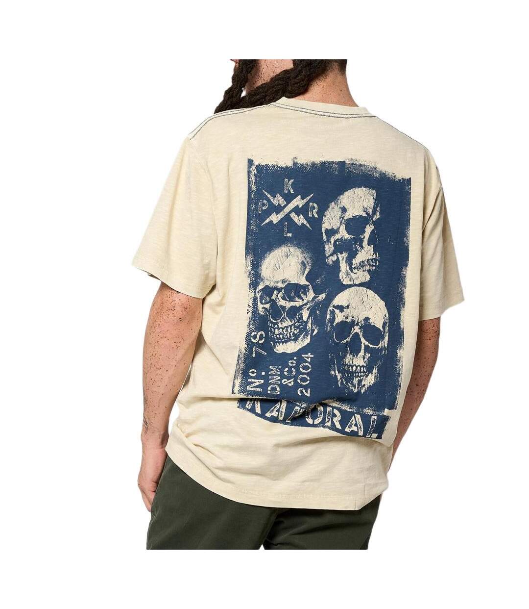 T-Shirt beige homme kaporal vito-2