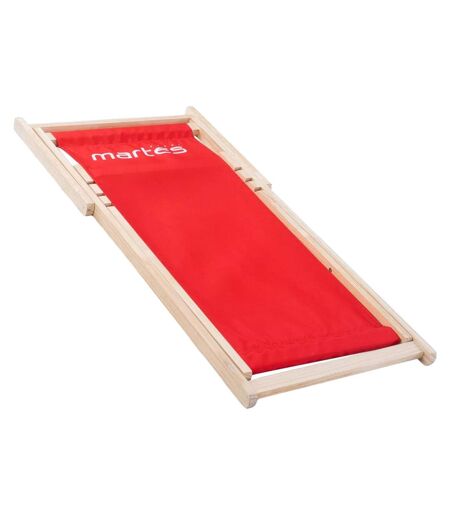 Chaise Sunbed Ms Taille Unique Rouge Blanc Martes Essential