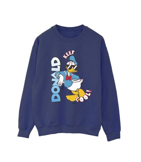 Disney Sweatshirt cool Donald Duck Femme/Ladies (Bleu marine) - UTBI28450