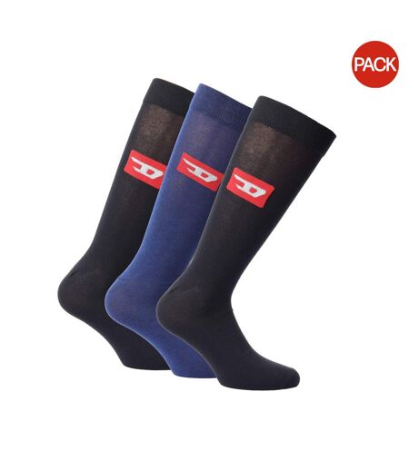 Chaussettes Skm Adulte Noir Bleu Diesel
