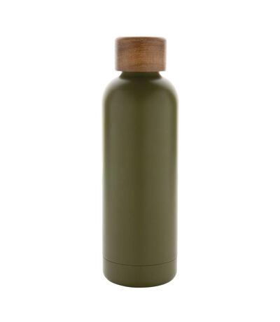 Recycled stainless steel 500ml bottle one size green XD Collection