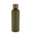 Recycled stainless steel 500ml bottle one size green XD Collection-1