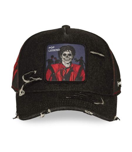 Casquette trucker effet usé avec filet et patch Pop Legend Capslab