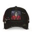 Casquette trucker effet usé avec filet et patch Pop Legend Capslab-2