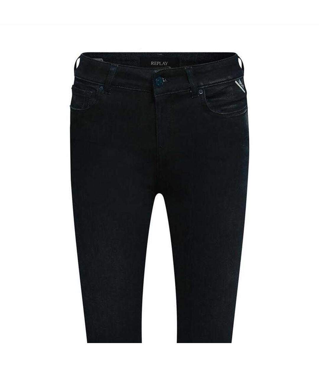 Womens/ladies Faaby Cotton Slim Jeans Blue Replay-2