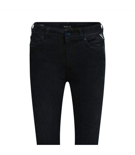 Womens/ladies Faaby Cotton Slim Jeans Blue Replay