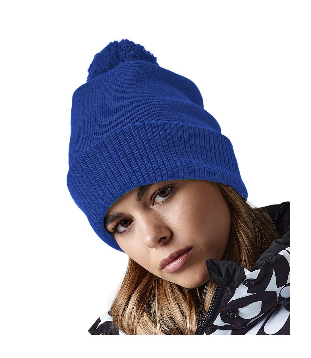 Snowstar thermal beanie bright royal blue Beechfield-2