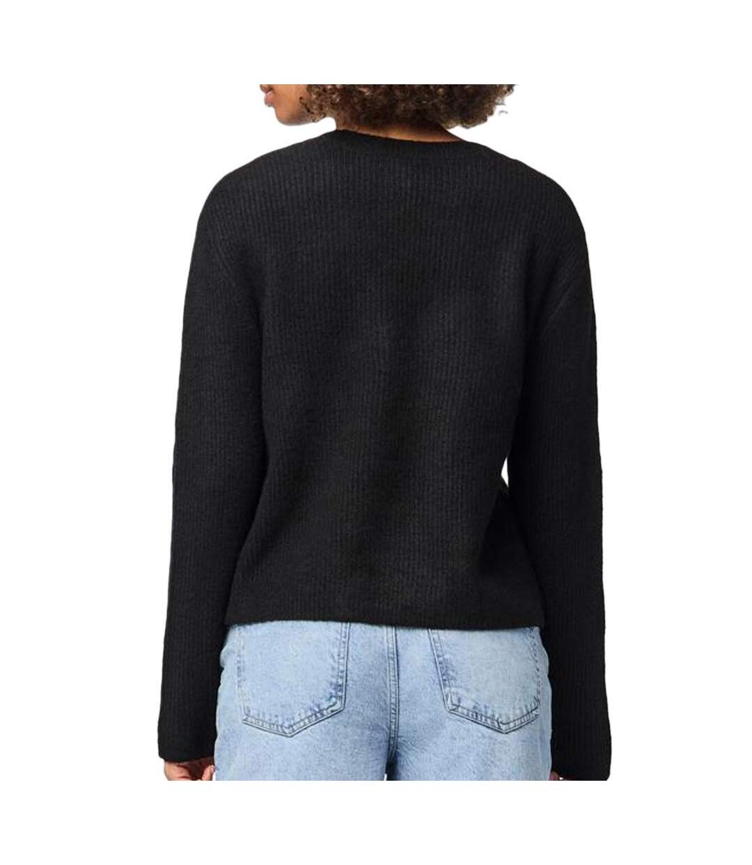Pull noir femme pieces silly-2