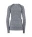 T-shirt de sport welina femme noir chiné Trespass-2