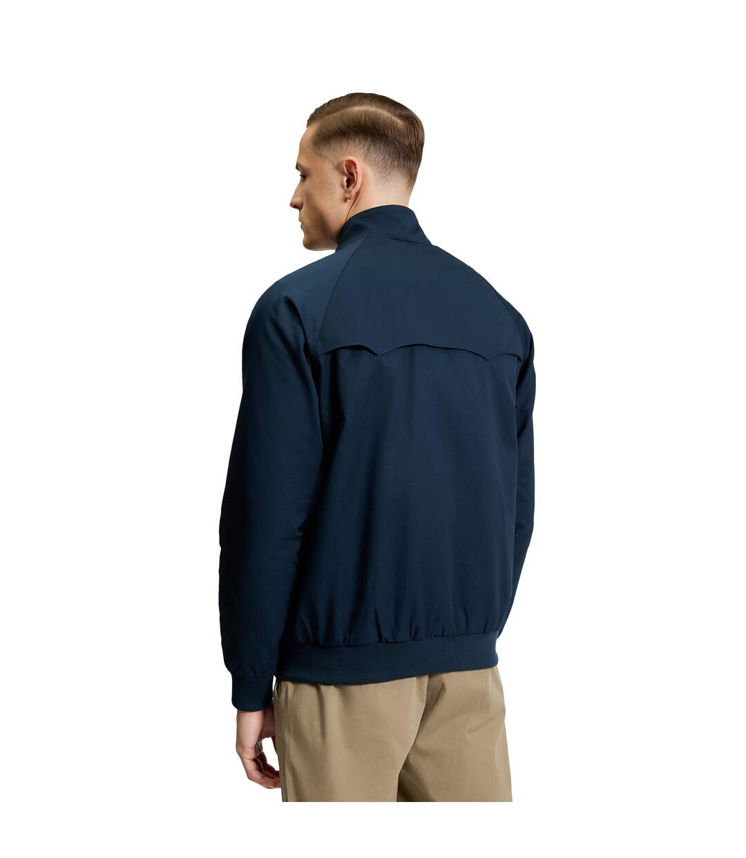 Veste Motif/style Signature Harrington Homme Bleu Marine Foncé Ben Sherman-3
