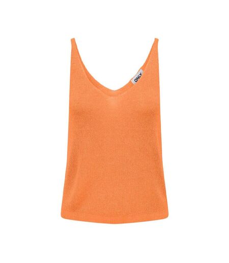 Débardeur orange femme only shina sl glitter