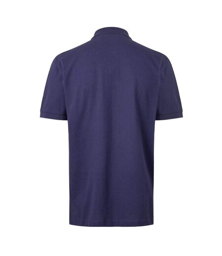 Mens England Cricket Ribbed Polo Shirt Navy Castore