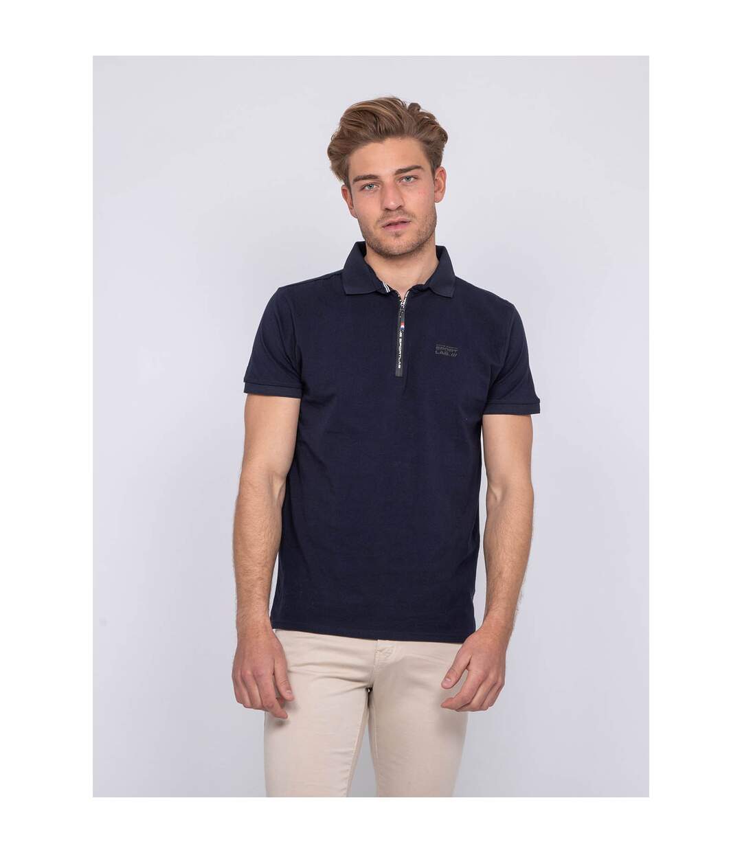 Polo stretch zip PAXTON-1