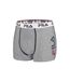 Lot de 4 Boxers Homme FILA 5040 coton couleur gris Fila