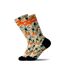 PULL IN Chaussettes Homme Microfibre EXOTICO Orange Vert