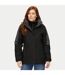 Veste Imperméable Femme Noir Gris Regatta Professional-1