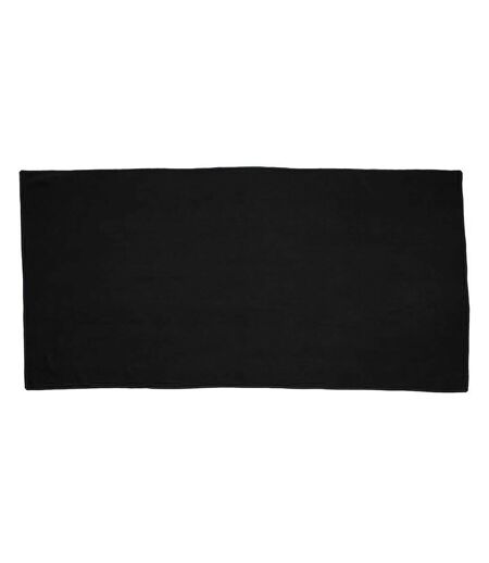 Towel City Microfibre Guest Towel (Black) - UTRW4455