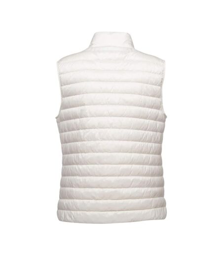 Womens/ladies jaysen down gilet moonlight sand Geox