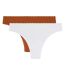 Lot de 2 tangas coton Body Touch Easy-3