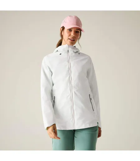 Veste Imperméable À Capuche Hamara Femme Turquoise Pâle Bleu Regatta