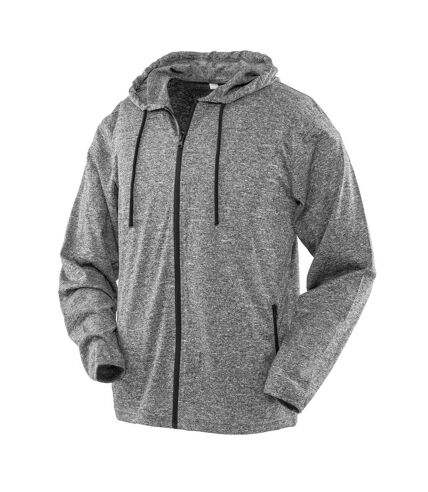Spiro Mens Hooded Jacket (Gray/Black) - UTBC5458