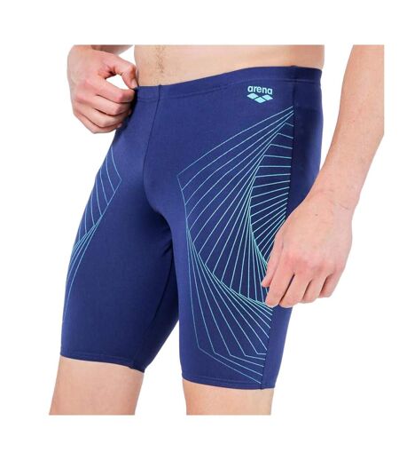 Boxer de bain bleu homme arena spiral vision - t 85
