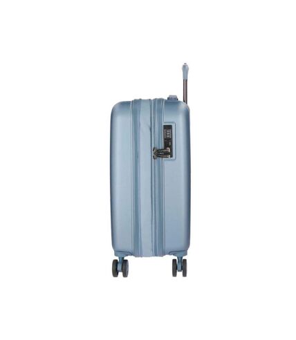 Movom - Valise cabine extensible Wood - bleu silver - 9878